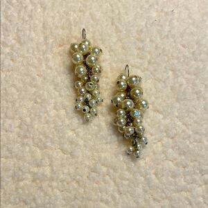 Elegant Pearl Cluster Earrings
